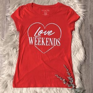 Wound Up Red Weekend Lover Tee